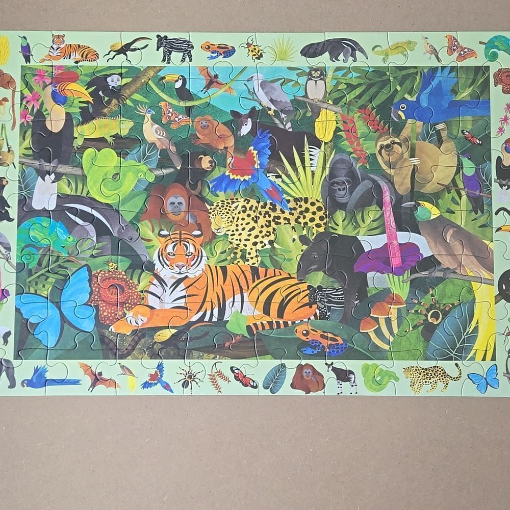 MUDPUPPY RAINFOREST SEARCH AND FIND 64-PUECE PUZZLE - Picture 6 of 6